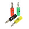 100PCS Banana 4mm Audio Speaker Wire Cable Screw Type Banana Connector(Lantern Plug,Yellow) view 3