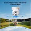 Camcamp Outside Camera for Home Security, Solar Powered, 355 Pan Tilt view 3