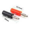 8pcs 4mm Speaker Screw Banana Plugs Connectors Solderless Binding Post Speaker Terminal Black Red Banana Plugs Connector(Type 1) view 4