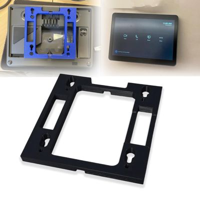 Wall Mount Bracket | Compatible with Logitech TAP | Cable Management System - Large Wall Passthrough-Conduit Channels-Neat Organization(Black)