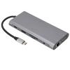 11 in 1 Multi Function Type C Hub, 4K HD Transmission, 100W PD Charging, Aluminum Alloy Docking Station view 3