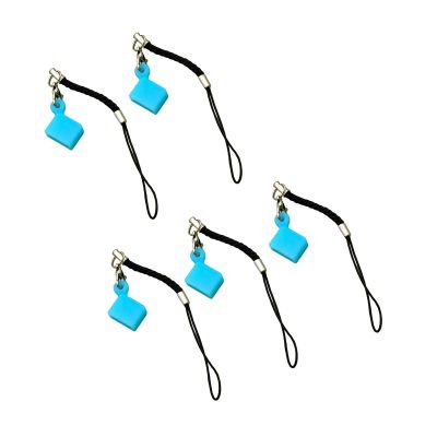 5pcs Silicone USB Flashs Drives Protective Cover with Lanyard Soft Strong Elasticity Dusts Proof Flashs Case Portable Accessories