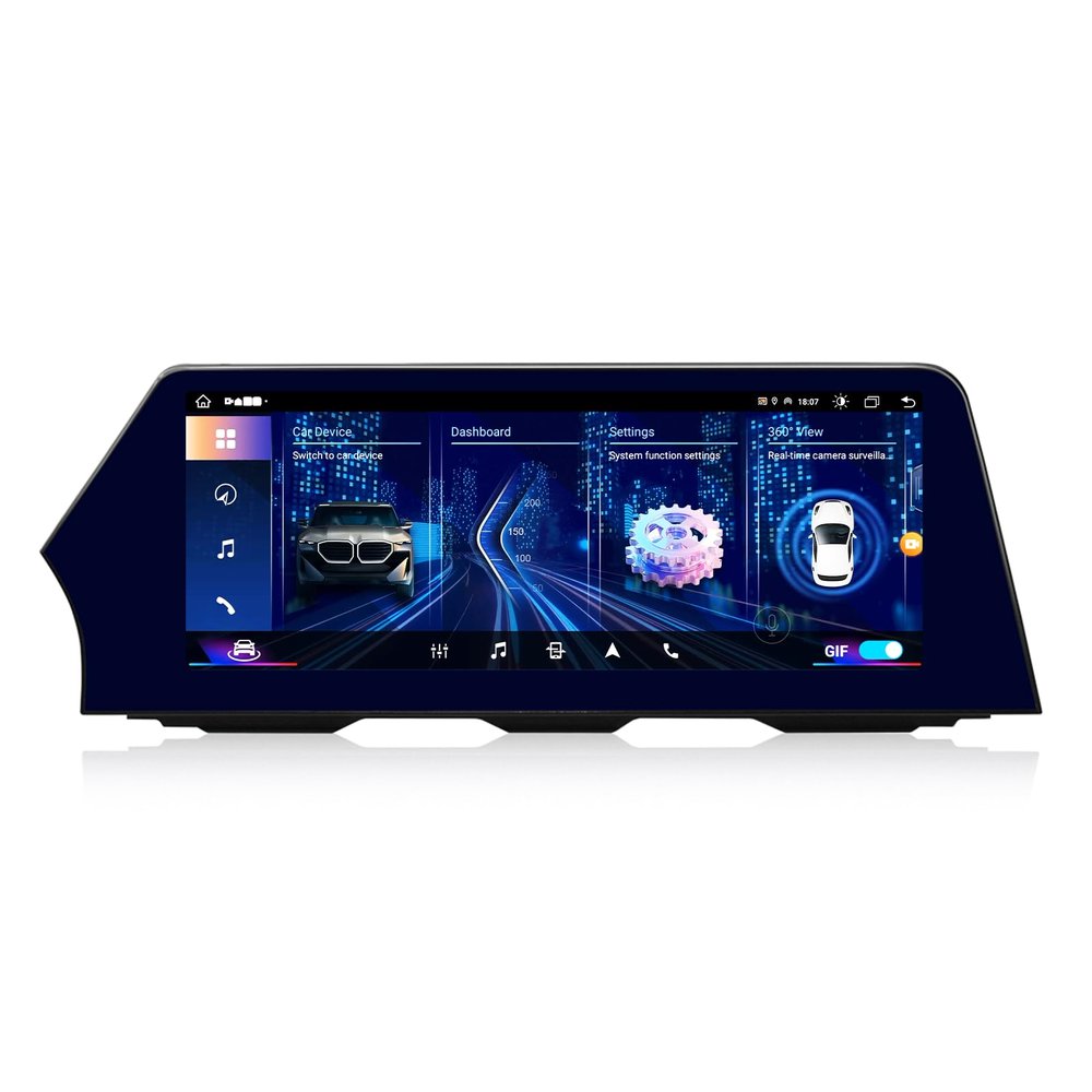 12.3-inch car Radio, Stereo, GPS Navigation Suitable for BMW 5 Series (NBT System) 13-17, Android 13.0 Wireless Player, CarPlay Auto Bluetooth, Original System retained8+256G