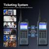 Retevis MateTalk C3 GMRS Two-Way Radios with Text Messaging,Long Range Walkie Talkies with Job Ticket System,Vibration Alert,Group Call,2200mAH,2 Way Radios with Earpiece for Hotel(6 Pack) view 2