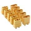 10Pcs / 5 Pairs Female Male XT90 Banana Bullet Connector view 2