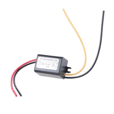 Car Power Converter DC5V to 1.5V1A Step-Down Voltages Regulator Module for Toy Thermometers Car with Bare End Cord Step-Down Converter Module