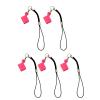 5pcs Silicone USB Flashs Drives Protective Cover with Lanyard Soft Strong Elasticity Dusts Proof Flashs Case Portable Accessories view 1