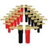 Banana Plugs Closed Screw 24K Gold Plated Banana Speaker Connectors Dual Screw Lock Banana Connector(4 Pcs,Y Type) view 3