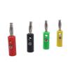 10pcs 4mm Audio Speaker Screw Banana Connectors Black Red Green Yellow Blue(10pcs Black) view 3