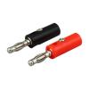 10pcs 4mm Audio Speaker Screw Banana Connectors Black Red Green Yellow Blue(10pcs Black) view 4