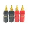 1pair M5*50 Terminal Binding Post Red Black Connector Amplifier Terminals Banana Speaker Jack Adapter Socket(2pcs Red) view 1