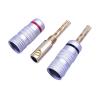 50Pcs/Lot Banana Plugs Connectors Audio Jack Wire Cable Screw Speaker Amplifier Connectors Plugs(24 Pieces) view 4
