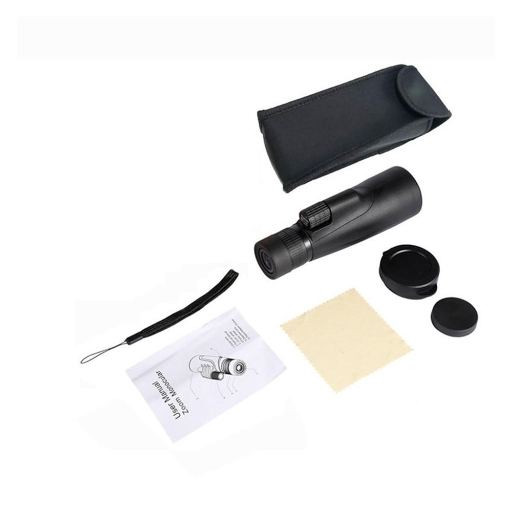 10-30x50 Monocular Telescope - Zoom, Bak4 Prism, HD Optics, Powerful Night Vision Binoculars for Camping & Hunting, Waterproof, Sharp Images