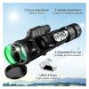 10-30x50 Monoculars Telescope - Zoom BAK4 Prism HD Optics, Powerful Binoculars, Night Vision, Waterproof for Camping, Hunting - Sharp Images view 2