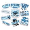 (10pcs) Class of 2026 Stickers, Senior 2026 Graduation Decorations, First Day of Senior High School Gifts, Vinyl for Laptop, Locker, Water Bottle, Tumbler, Party Favors, Waterproof, Weather-Resistant view 1