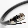PHATSAT USA Made RG6 Coaxial Cable Aerial Messenger, High-Performance Plus Wire for TV, Satellite & Internet, Black, 45 ft view 1