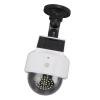 Pilipane Solar Dummy Fake Security Camera Outdoor Solar Powered Simulated Surveillance Cameras with Flashing Red LED Light Warning Effect for Indoor Outdoor Home Shop Business ABS Material view 3