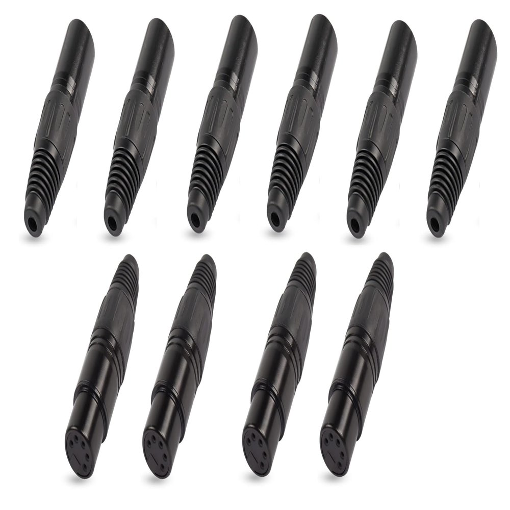 Crystal Pilot Ten (10) Female XLR5 Plugs