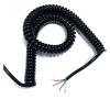 DOUDOUSUN Wires and Cables Pu Spring Cable Wire 4 Core 20 26 22 Awg Stretch 1 2 3 4 5 6 7 8 9 10 Meters Spiral Telescopic Wire Wires and Cables(Stretch 12 Meter,4 cores 26 AWG) view 1