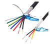 DOUDOUSUN Wires and Cables 22 20 18AWG 2 3 4 5 6 8core Shielded Cable 5m Pure Copper core RVVP Shielded Cable Anti-Interference PVC sheathed Control Cable Wires and Cables(5 Core 20AWG 5Meter) view 1