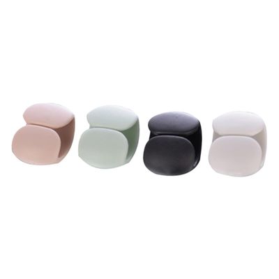 CATIEBYE 4pcs Multi Function Earphone Winder Cable Clip Set Reusable USB Wire Clamp Organizer for Phone Chargers and Data Cords Flexible Cable Management for Desk and Travel Random Color
