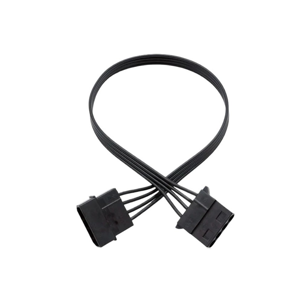 1x Computer Cables Large 4 Pin Male to Female 4P IDE Power Extension Cable 18AWG for Connector(22cm)