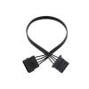 1x Computer Cables Large 4 Pin Male to Female 4P IDE Power Extension Cable 18AWG for Connector(22cm) view 1