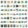 60 Pcs Garbage Truck Stickers Decals for Adult, Cute Garbage Truck Stickers Waterproof for Water Bottle Laptop Skateboard Helmet Luggage, Vinyl Stickers Pack(LJC) view 3