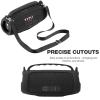 AONKE Silicone Case Compatible with JBL Charge 5 Portable Waterproof Bluetooth Speaker (Black) view 2