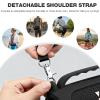 AONKE Silicone Case Compatible with JBL Charge 5 Portable Waterproof Bluetooth Speaker (Black) view 3