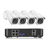 H.265+ POE Security Camera System Kit Audio Record 8MP Face Detect Surveillance IP Camera IR Outdoor Waterproof CCTV Video Set(1T,4CH NVR 4PCS CAM) view 1