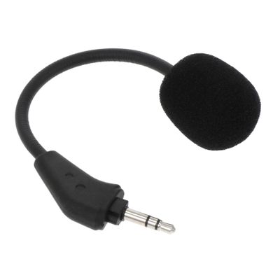 Healifty Noise Cancelling Flexible Gooseneck Gaming Headset Microphone for Plug in Headphones Compatible with Voice Amplifiers and Loudspeakers Pole Stereo Plug and Play Design for