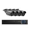 JUCFRDNJ 8CH 48V POE NVR Security Camera System Kit Pedestrian Detection Outdoor Audio Security Camera 4K CCTV Surveillance(4T,4CH 4Cams) view 1