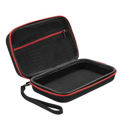 Red EVA Thermometer Carrying Case, Shockproof Protective Bag with Lanyard