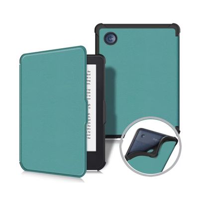 AJUSIBZR Case Compatible with Kobo Clara 2E 6'' 2022 Release Soft TPU Cover with Auto Sleep/Wake for Kobo Clara 2e N506 6 inch(Green)