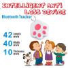 GPS for Dogs, Intelligent Anti-Lost Pet Tracker(No Monthly Fees)Item FindersMini Cat Paw Shaped Dog GPS Collar Tracking Device for Pets Kids Key Luggage Wallet (Black) view 4