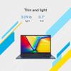 ASUS Vivobook with Office 365 for The Web - Intel 6-Core - 8GB RAM - 128GB SSD | Full HD Display, Chiclet Keyboard with NumberPad, Intel i3-1315U Processor, Win11 W/o Mouse | Power Your Work and Fun view 3