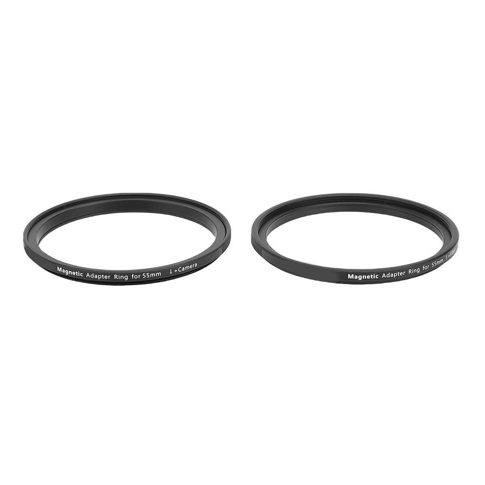 LAISANIM (2 Pcs) 55MM Filter Ring Adapter, Adapt to Magnetic Lens Filter, ND CPL Lens Filters, Boasts Anti Drop Performance.