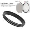 LAISANIM (2 Pcs) 55MM Filter Ring Adapter, Adapt to Magnetic Lens Filter, ND CPL Lens Filters, Boasts Anti Drop Performance. view 3