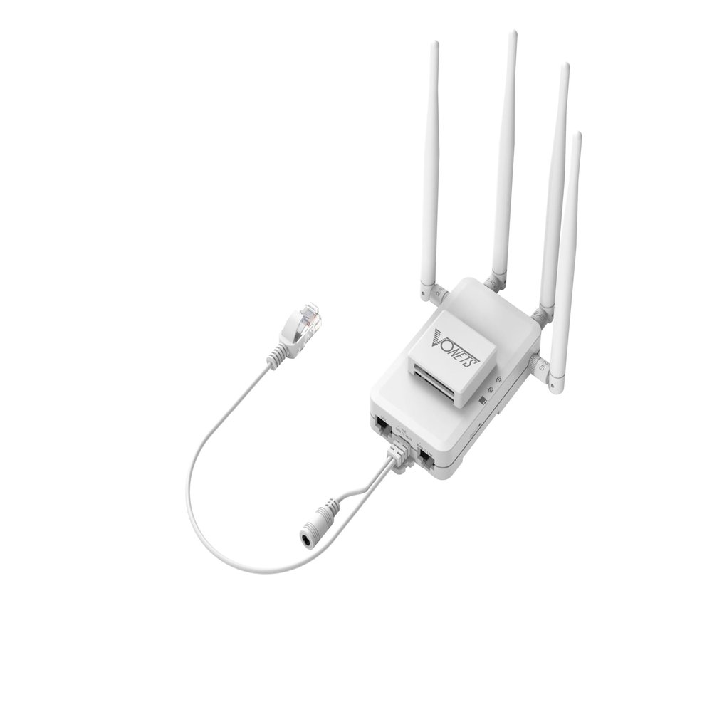 Vonets VAR1800-H High Performance Repeater 1800Mbps Dual Band 5G Compact Design Ideal for Long Distance HD Video Streaming Easy Setup Repeater for Enhanced WiFi Coverage and Connectivity