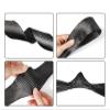 QQEURZSF 1M Carbon Fiber Cable Sleeve Braid 4MM-80MM Hollow Conductive Tape Wire Shielding Sleeve High Temperature(4mm,2m) view 3