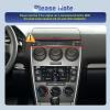 [2+64] Volxcereo Car Radio for Mazda 6 2002 2003 2004 2005 2006 2007 2008, 9 inch Android Touchscreen Stereo with Carplay/Android Auto, GPS, WiFi, Bluetooth, SWC, FM/RDS, Backup Camera view 2