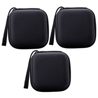 Gatuida 3pcs Portable EVA Cable Organizer Pouch for Travel Small Lightweight Gadget Storage Bag for Earphones Chargers and Digital Accessories with Tear Resistant Material and Smooth