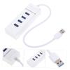 DOITOOL Port USB Hub Adapter with LED Indicator Compact Multi Expansion Splitter for Fast Data Transfer Portable for Laptop and Desktop Use view 3