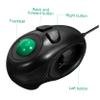 TEHAUX Trackball Mouse Mini USB Wired Portable with Thumb Controlled Scroll Wheel Button Design Lightweight Black for Laptop Desktop view 2