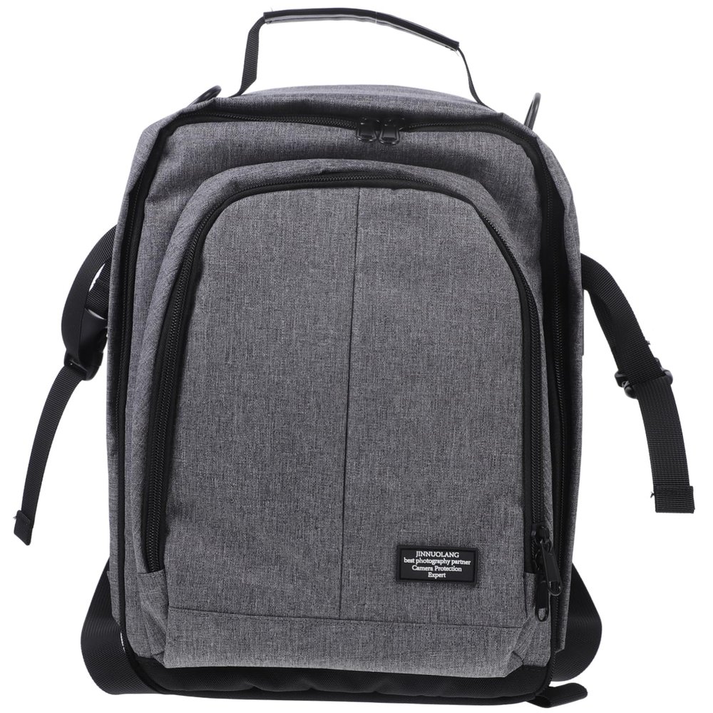 BRIGHTFUFU DSLR Camera Backpack Unisex Portable Camera Storage Bag with Shoulder Straps Shockproof Protective Case for Outdoor Photography and Tripod Holder