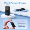 2026 Upgrade Wireless Display Dongle Adapter, Portable Transmitter 4K HDMI Streaming, AirPlay/Miracast, 5GHz WiFi | Plug & Play for Smartphone/PC/TV/Projector(Focus) view 4
