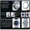 RAYESS For GA2100SU-1A Metal Watch Case Silicone Watchband 316 Stainless Steel Modified Accessories MOD Kit(Black 6) view 4