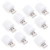 DOITOOL 10pcs USB Night Light Portable Kit for Car Interior Laptop USB Lamp Warm Color Small Compact view 1
