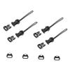 COOLHIYA 8 Pcs Quick Release Camera Strap Buckles Adapter Qd Connectors with Thickened Rings for Neck Strap Loop Compatible with DSLR Mirrorless Cameras view 1